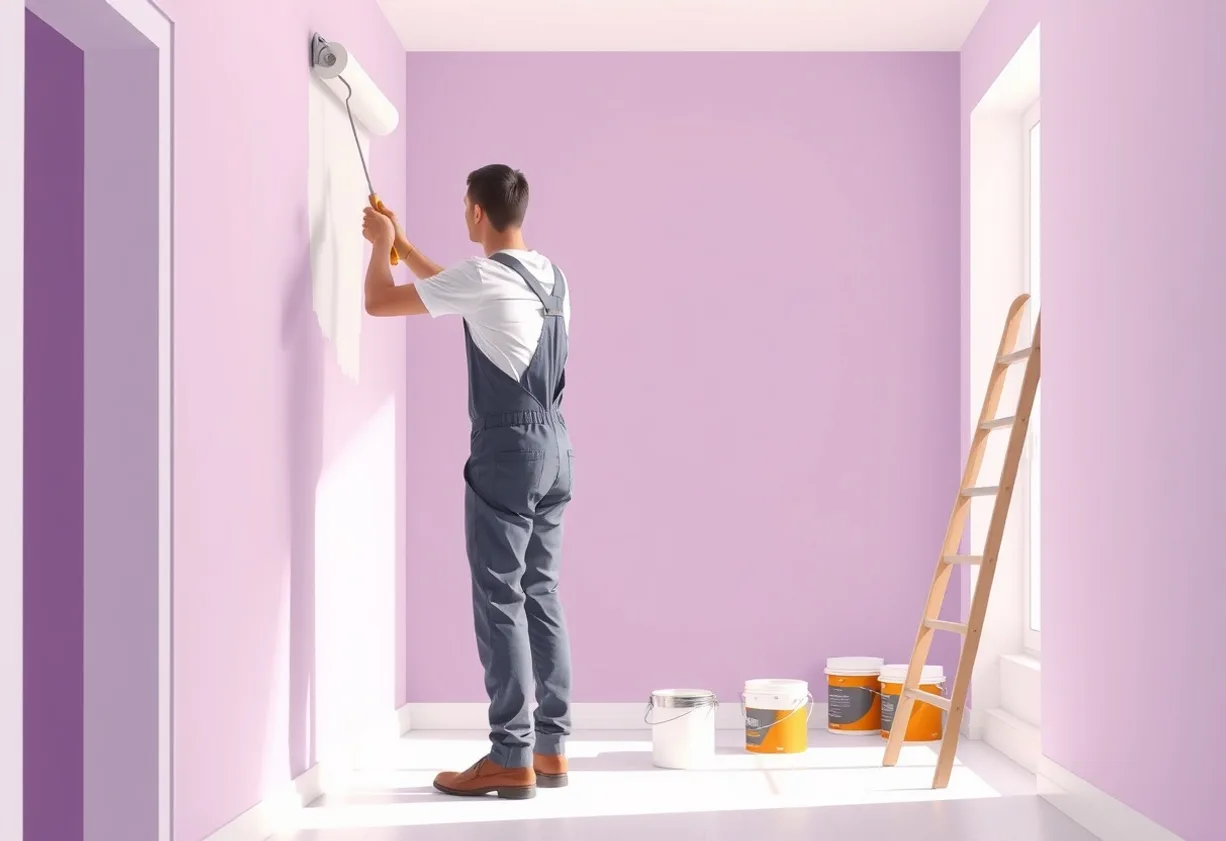 Peintre Cestas 33610 en intervention sur un chantier